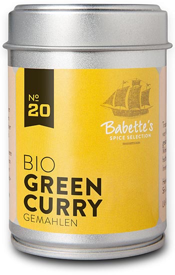 BIO Green Curry Gewürzdose