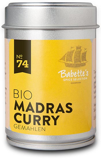 BIO Madras Curry Gewürzdose