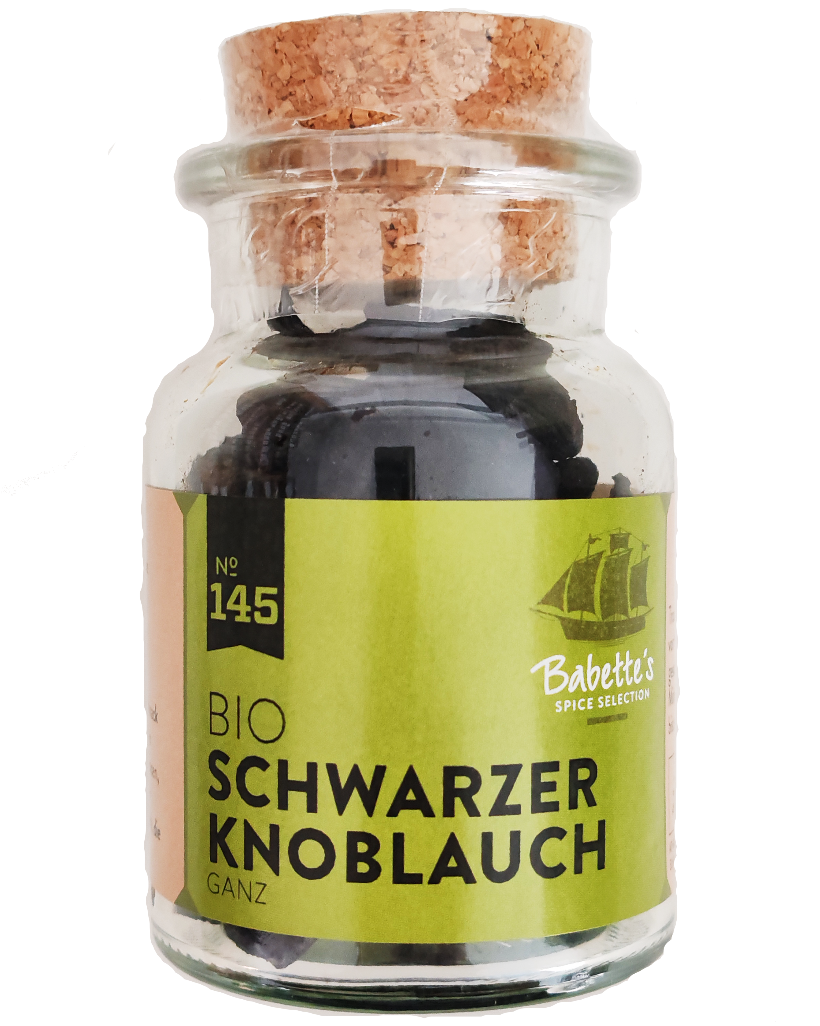 BIO Schwarzer Knoblauch | 80 g Glas
