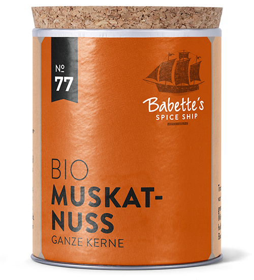 BIO Muskatnuss ganz | 50 g Dose