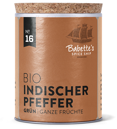 BIO Indischer Pfeffer grün | 40 g Dose