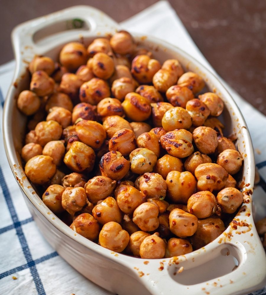 Crunchy Kichererbsen aus dem Ofen - Rezept